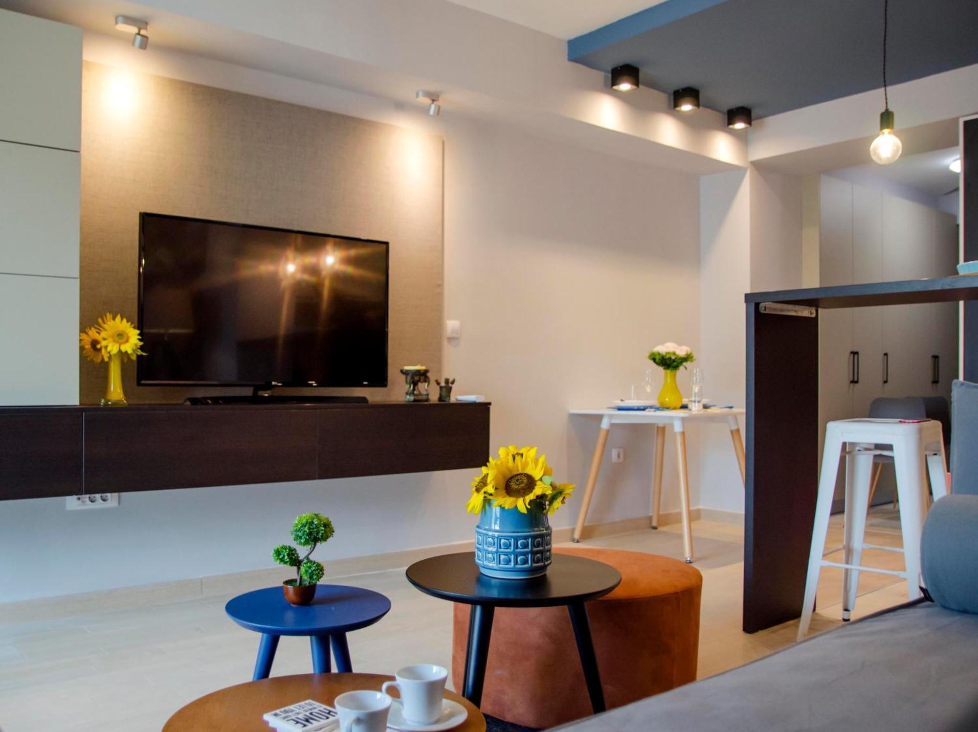 Stylish Studio, Skopje Centre - Private Parking - Panoramic Views المظهر الخارجي الصورة